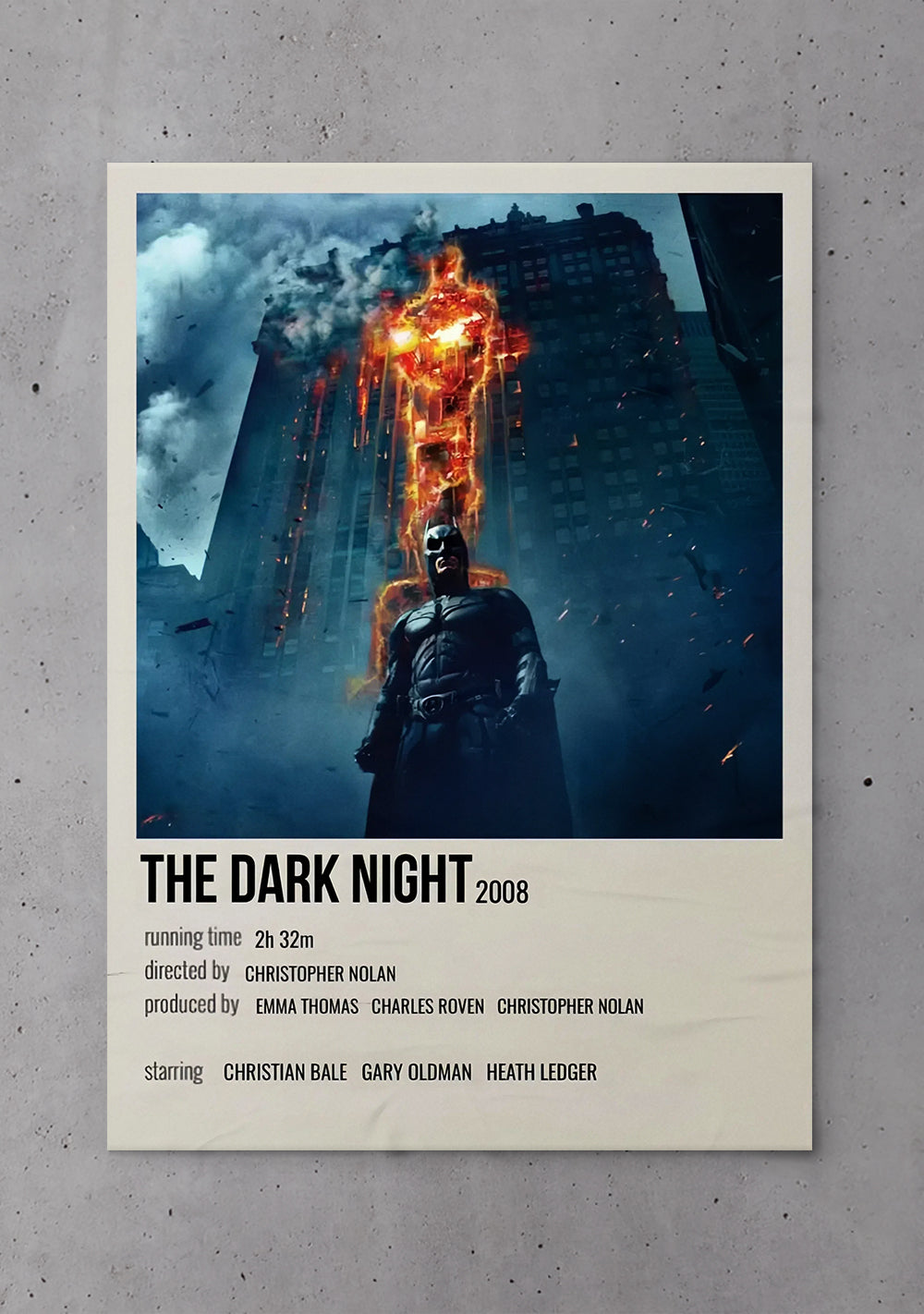 Dark Knight Polaroid Poster