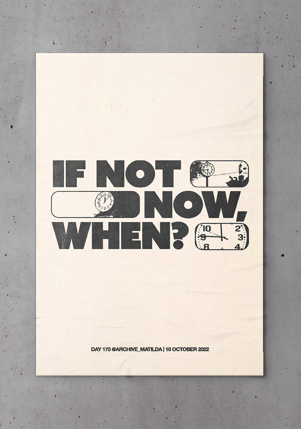 If Not Now, When?