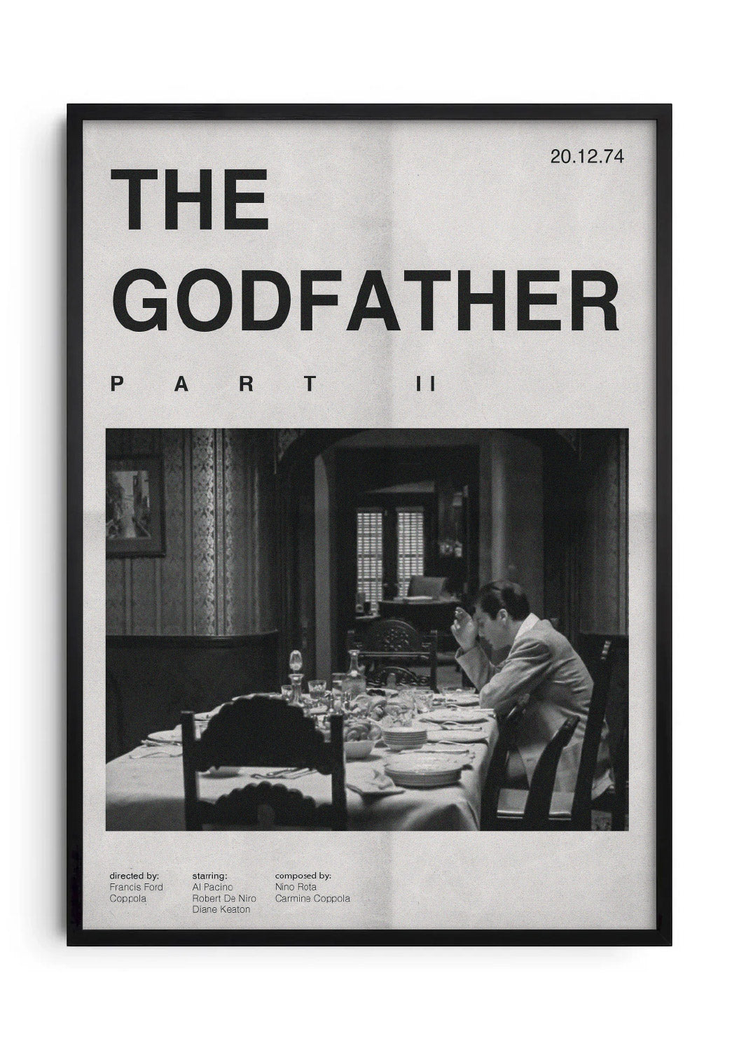 The Godfather II framed poster