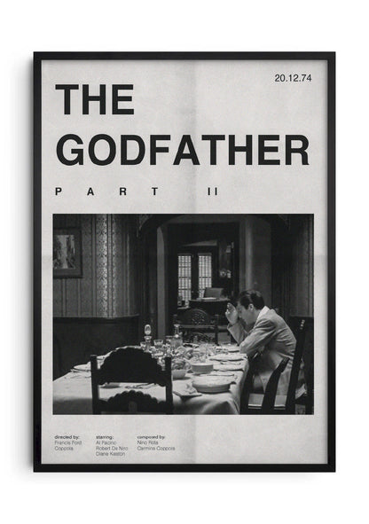 The Godfather II framed poster