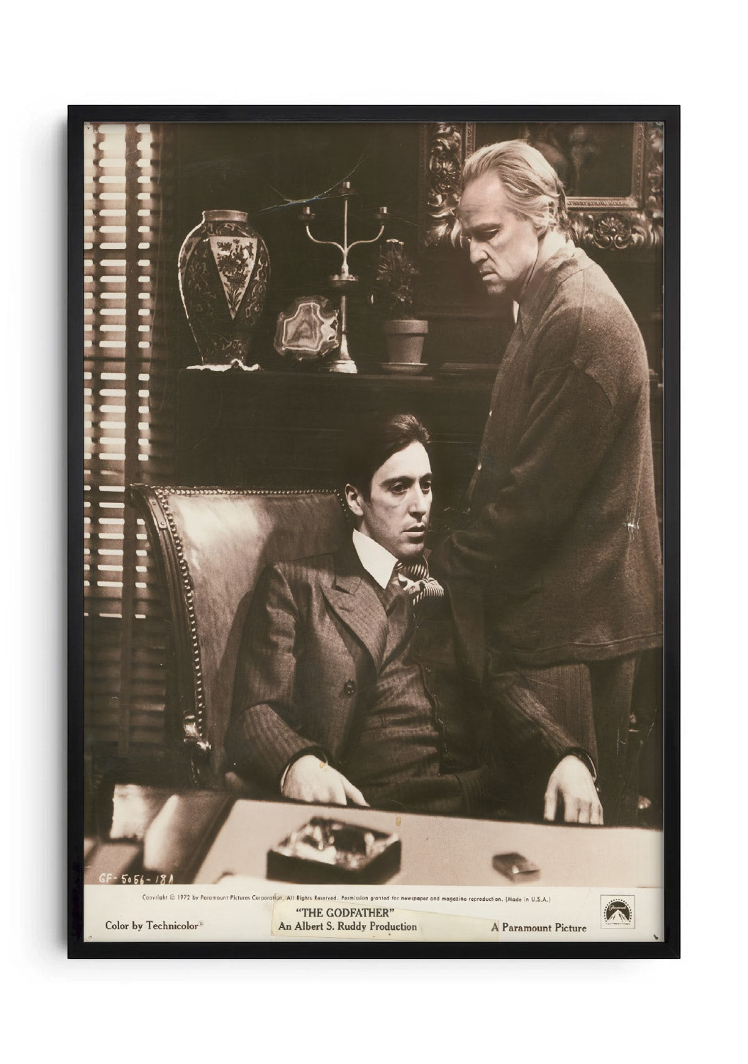 The Godfather I framed poster