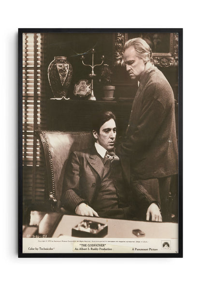 The Godfather I framed poster